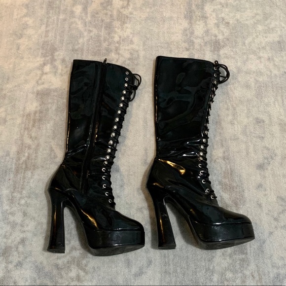Vintage Shoes - Vintage “Electra” lace up boots y2k